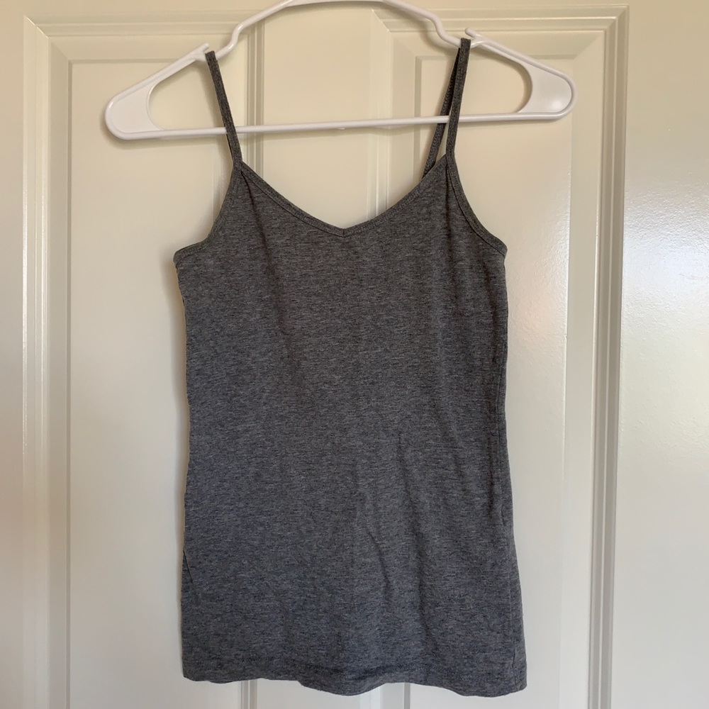 F21 - plain simple gray camisole